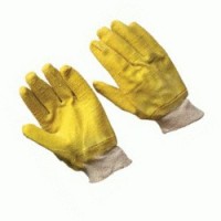 GUANTE ANTICORTE AMARILLO PUÑO TEJIDO